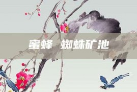 蜜蜂 蜘蛛矿池