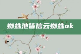 蜘蛛池皆信云蜘蛛ok