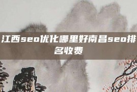 江西seo优化哪里好南昌seo排名收费