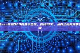 简述seo简述SEO的基本步骤，揭秘SEO，从概念到实施的全过程