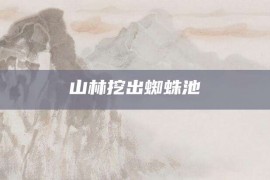 山林挖出蜘蛛池