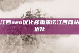 江西seo优化郑重承诺江西网站优化