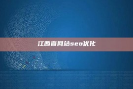 江西省网站seo优化