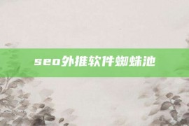 seo外推软件蜘蛛池