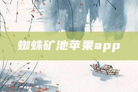 蜘蛛矿池苹果app