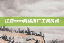 江西seo网络推广工具价格