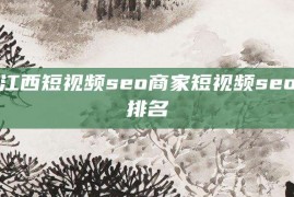 江西短视频seo商家短视频seo排名