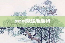 seo蜘蛛池劫持