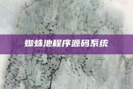 蜘蛛池程序源码系统