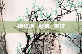 蜘蛛池 效果 不行