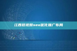 江西短视频seo优化推广布局