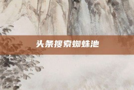 头条搜索蜘蛛池