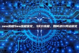 seo流程Seo流程优化，SEO流程，如何进行网站优化