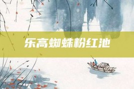 乐高蜘蛛粉红池