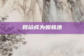 网站成为蜘蛛池