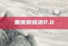 黑侠蜘蛛池2.0