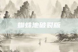 蜘蛛池破裂版