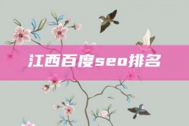 江西百度seo排名