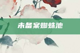 未备案蜘蛛池