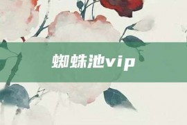 蜘蛛池vip