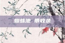 蜘蛛池 带收录