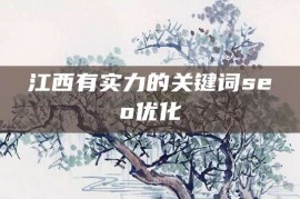 江西有实力的关键词seo优化