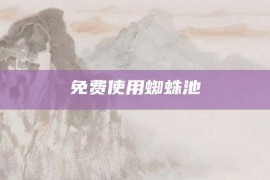 免费使用蜘蛛池