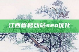 江西省移动站seo优化