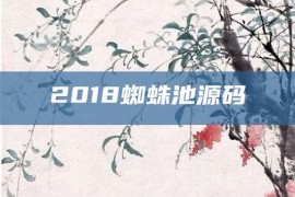 2018蜘蛛池源码