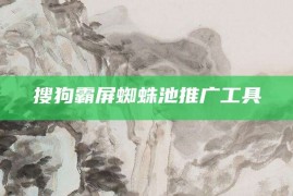 搜狗霸屏蜘蛛池推广工具