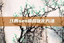 江西seo排名优化方法