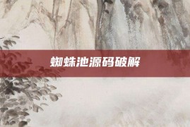 蜘蛛池源码破解