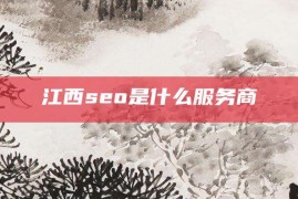 江西seo是什么服务商