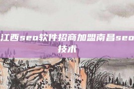 江西seo软件招商加盟南昌seo技术