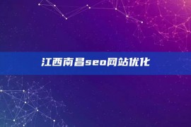 江西南昌seo网站优化