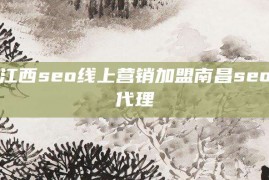 江西seo线上营销加盟南昌seo代理