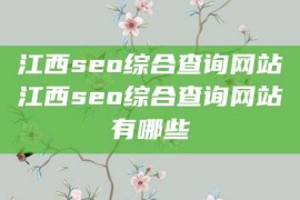 江西seo综合查询网站江西seo综合查询网站有哪些