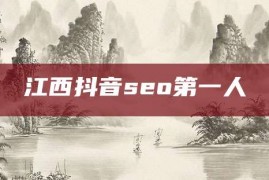 江西抖音seo第一人