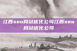 江西seo网站优化公司江西seo网站优化公司