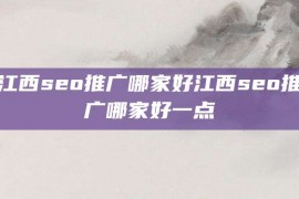 江西seo推广哪家好江西seo推广哪家好一点