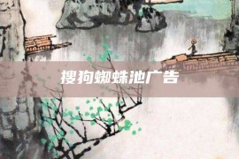 搜狗蜘蛛池广告