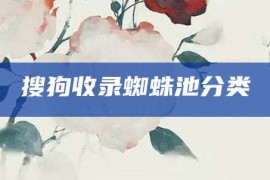 搜狗收录蜘蛛池分类