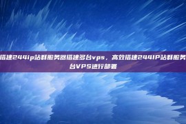 站群服务器搭建244ip站群服务器搭建多台vps，高效搭建244IP站群服务器，搭配多台VPS进行部署