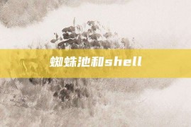 蜘蛛池和shell