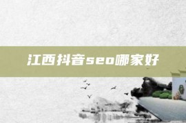 江西抖音seo哪家好