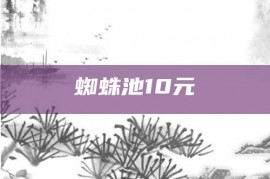 蜘蛛池10元