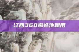 江西360蜘蛛池租用