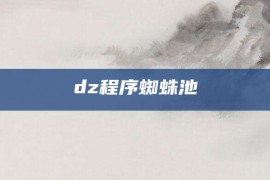 dz程序蜘蛛池