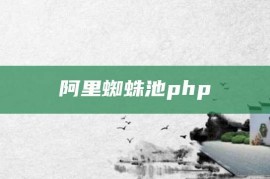 阿里蜘蛛池php