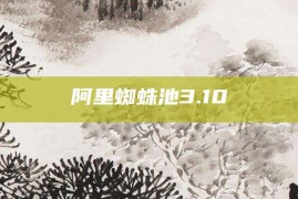 阿里蜘蛛池3.10